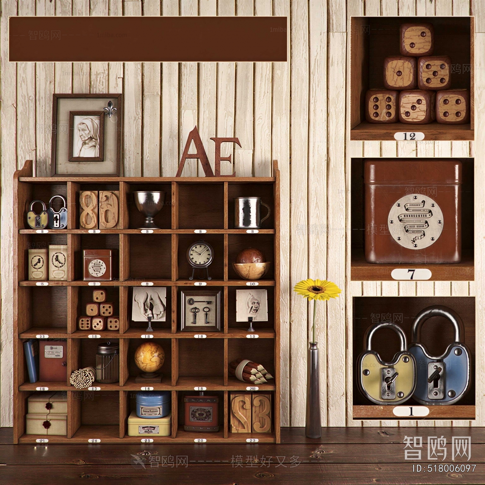 Retro Style Decorative Set