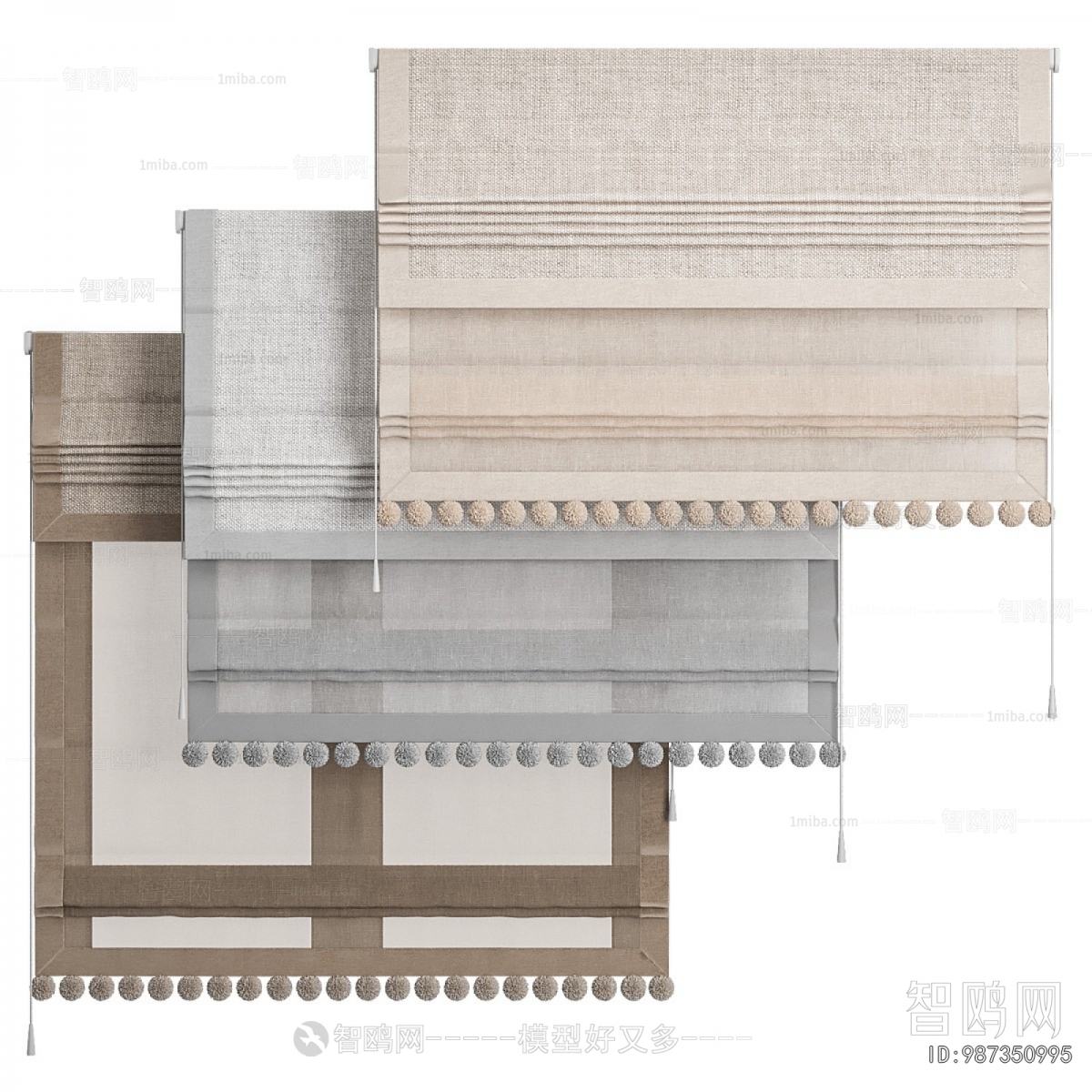 Modern Roman Curtain