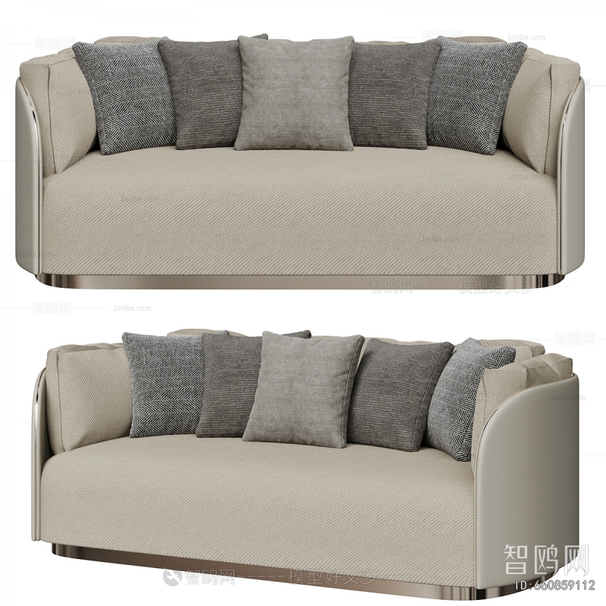 Modern Three-seat Sofa