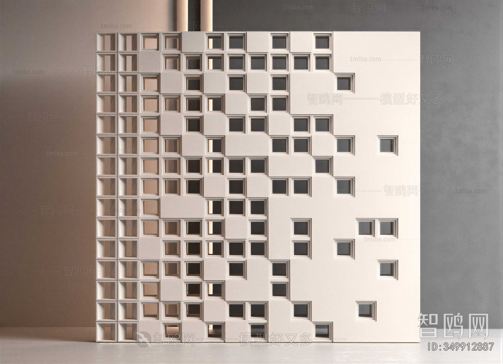 Modern Cement Brick Screen Partition