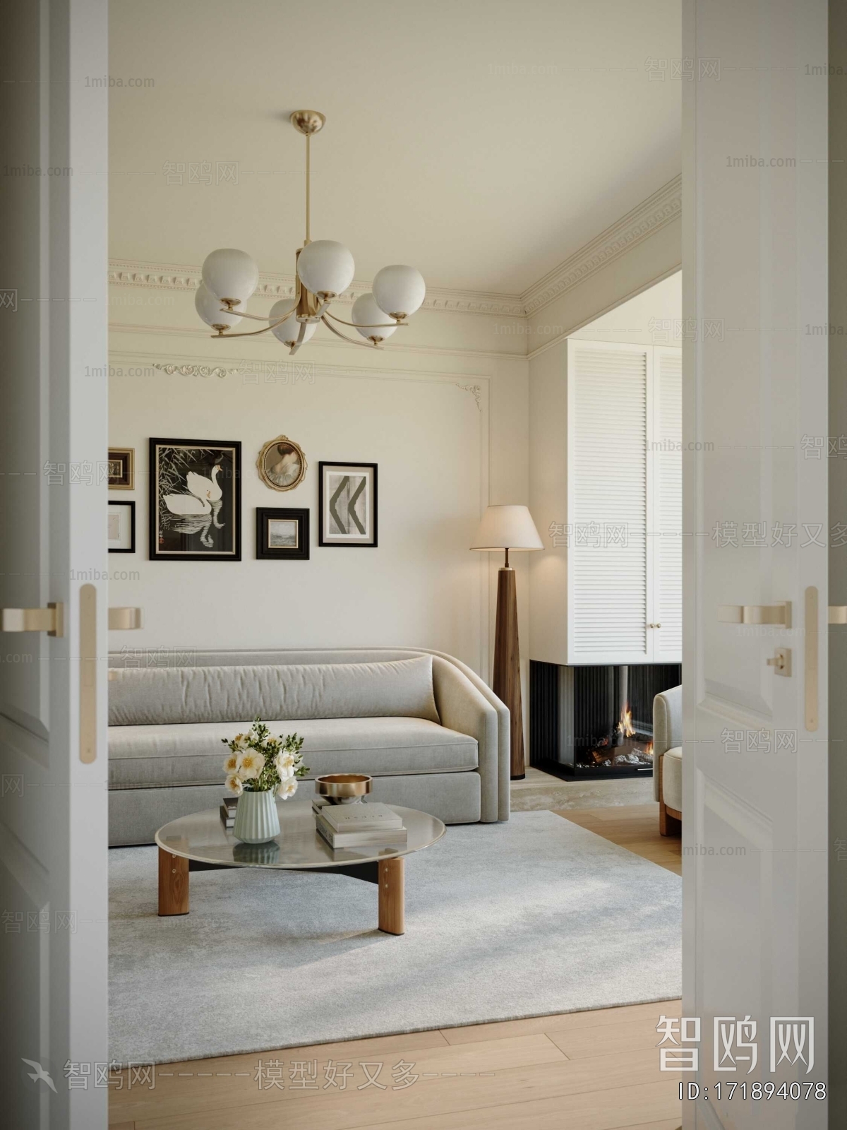 French Style A Living Room