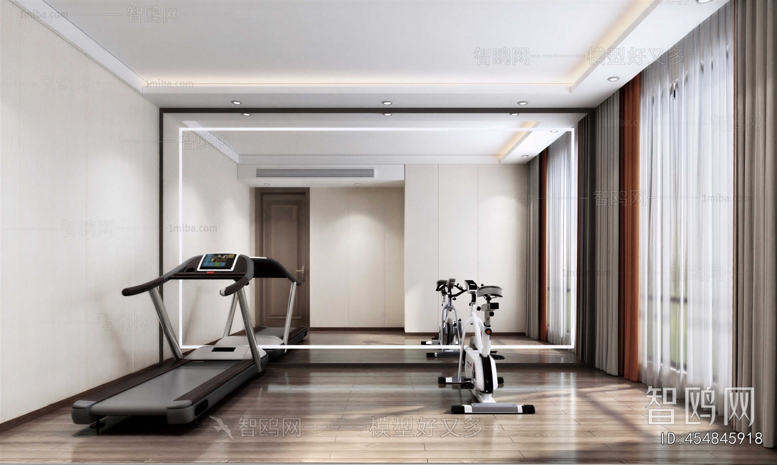 Modern Home Fitness Room