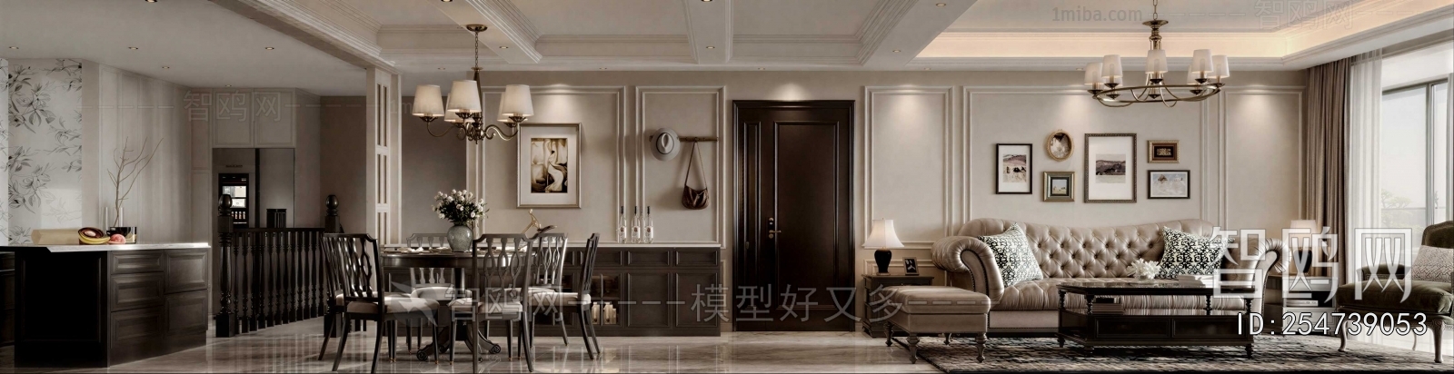 American Style A Living Room