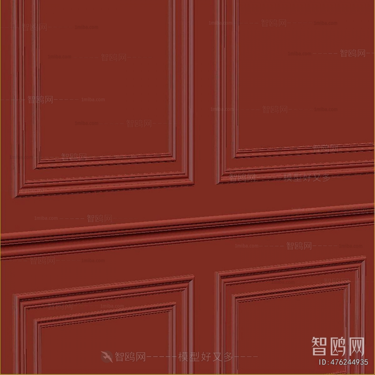 Simple European Style TV Wall