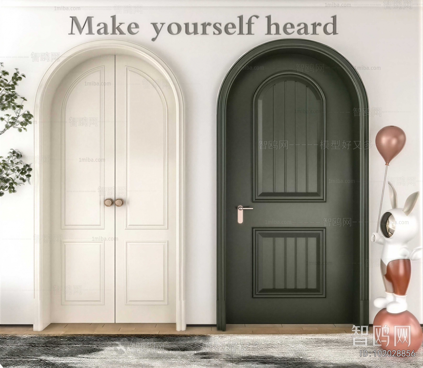 French Style Double Door