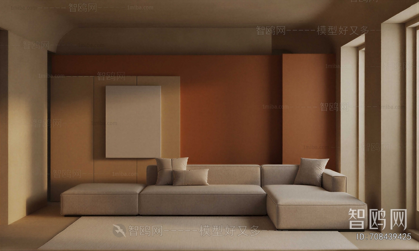 Wabi-sabi Style A Living Room