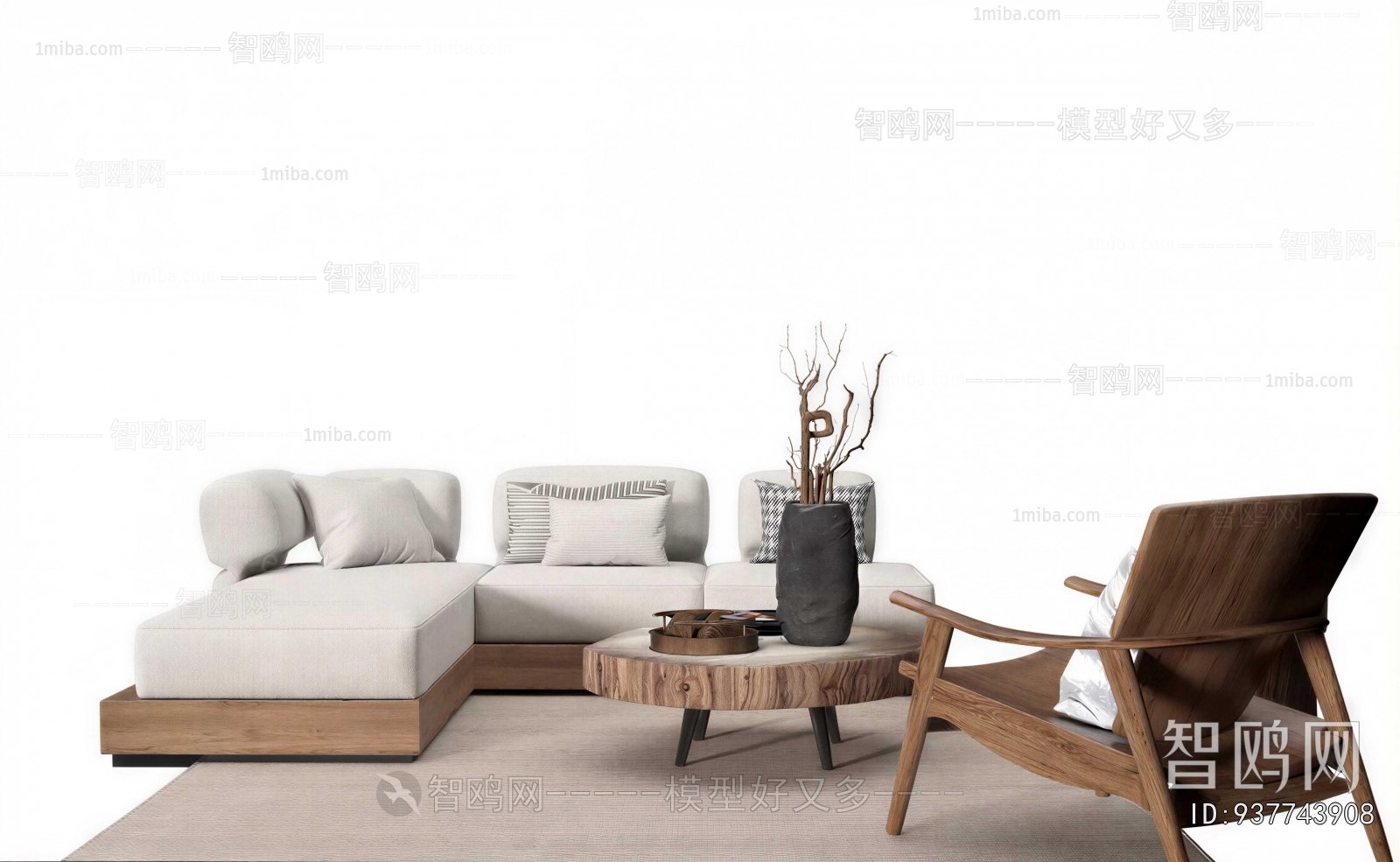 Nordic Style Sofa Combination