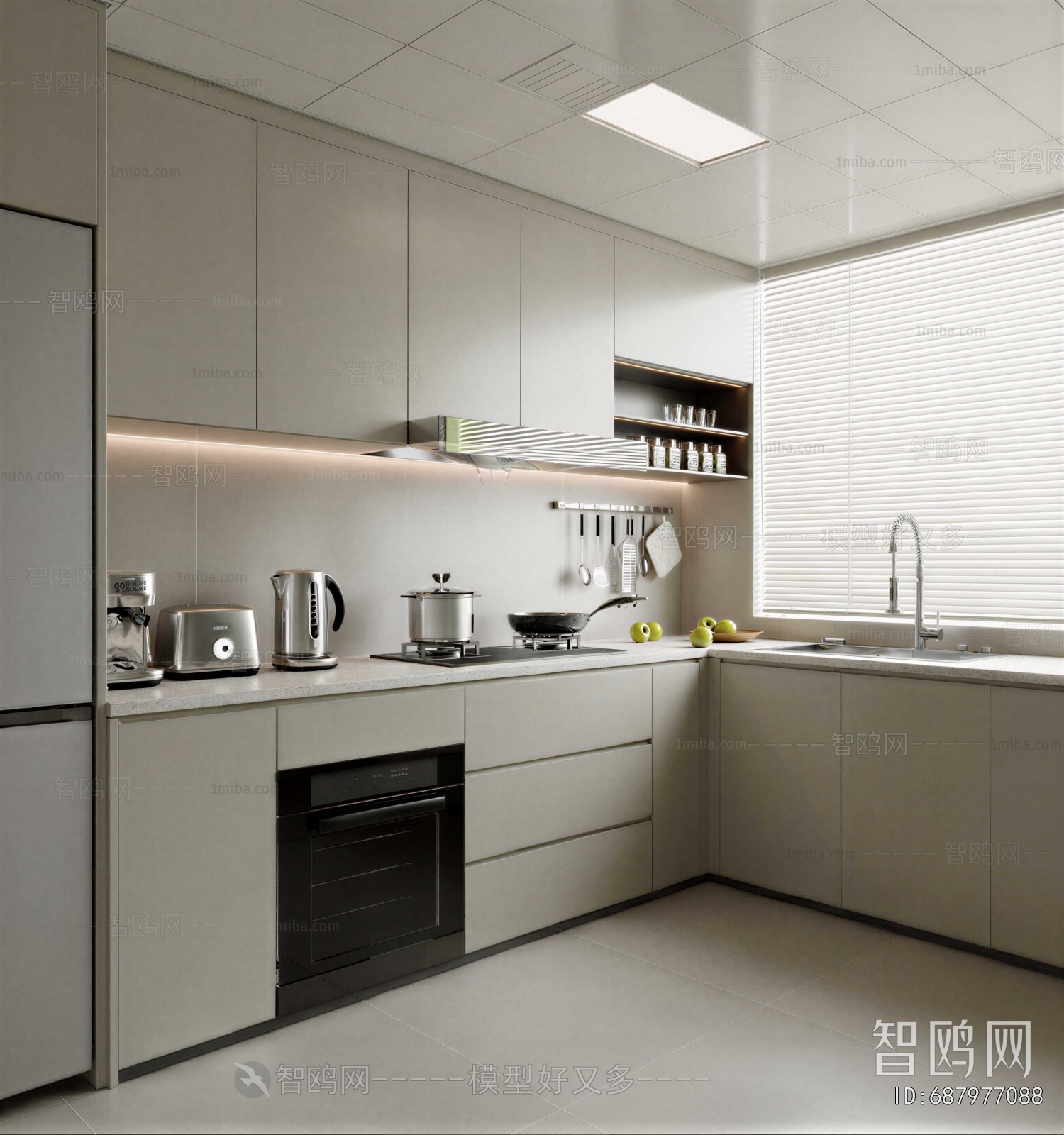 Modern The Kitchen