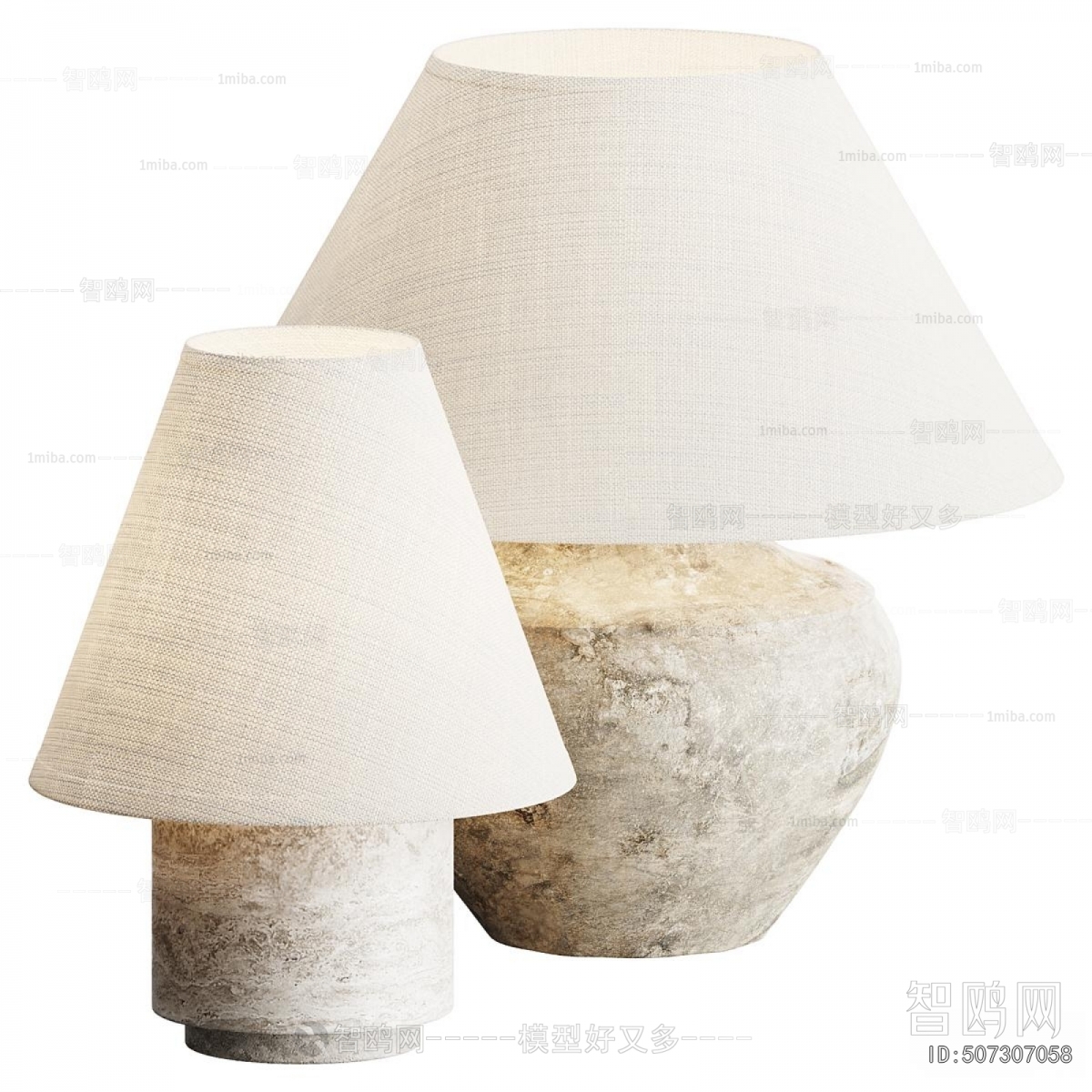 Wabi-sabi Style Table Lamp