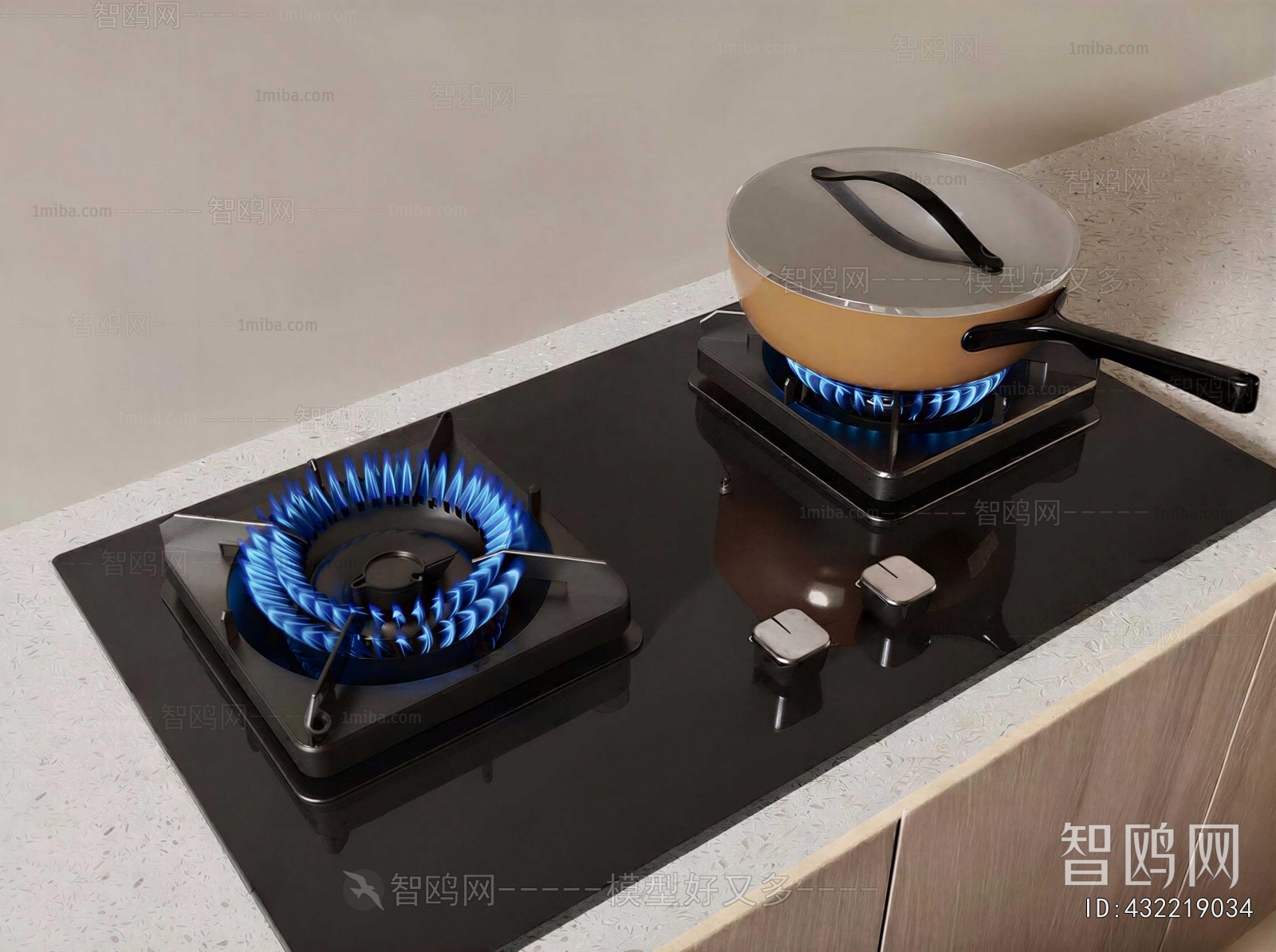 Modern Kitchen Electric Gas Range
