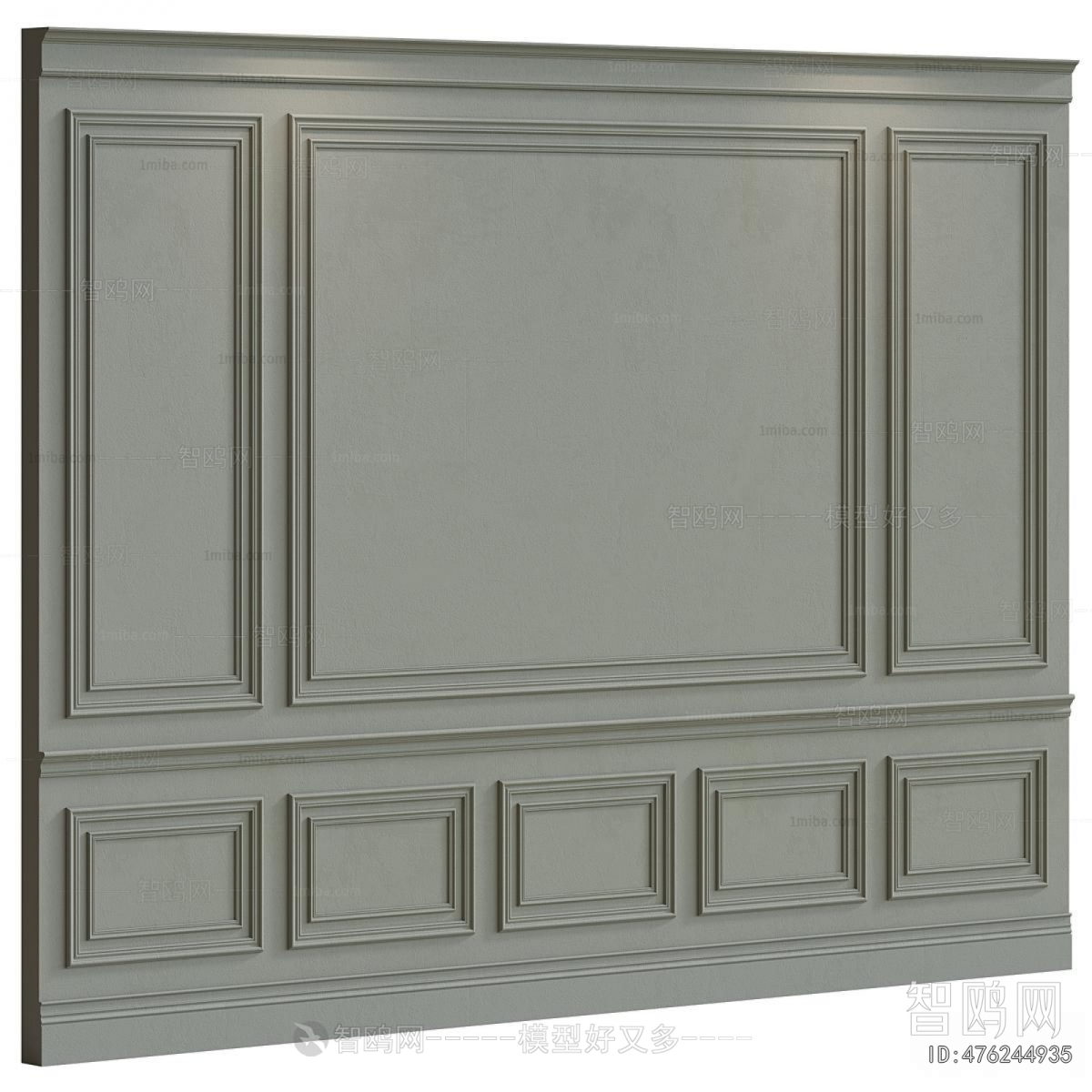 Simple European Style TV Wall