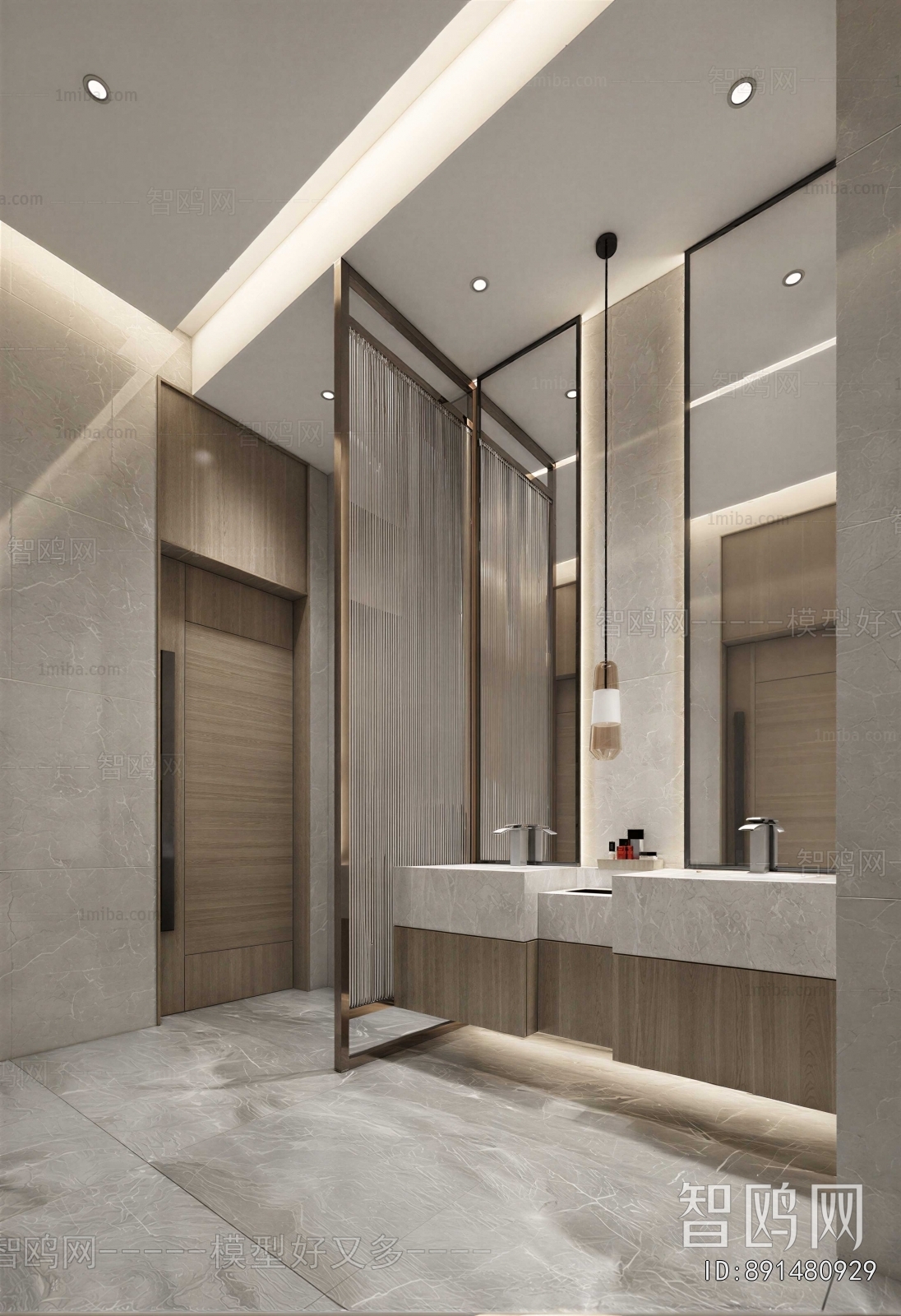 Modern Public Toilet