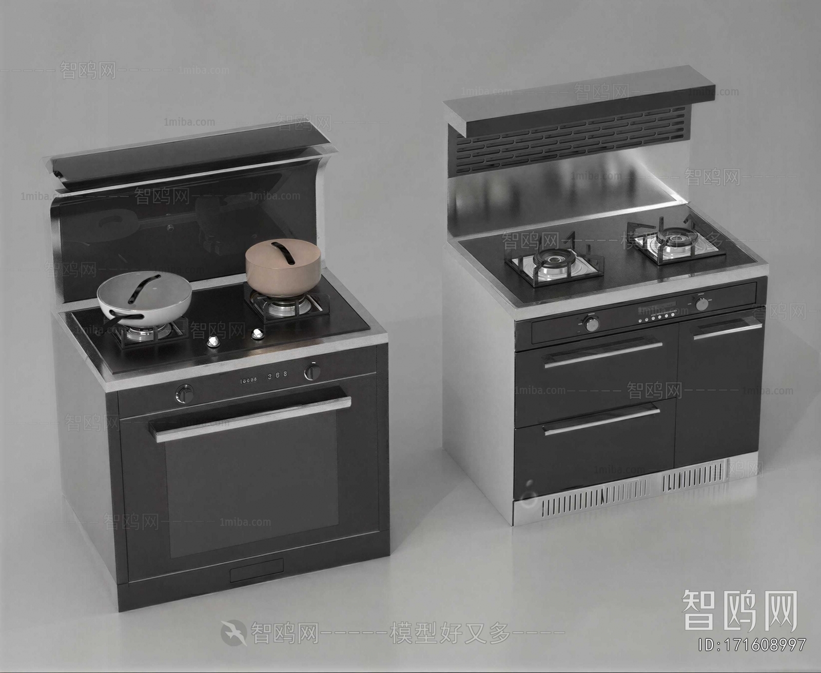 Modern Kitchen Electric Gas Range
