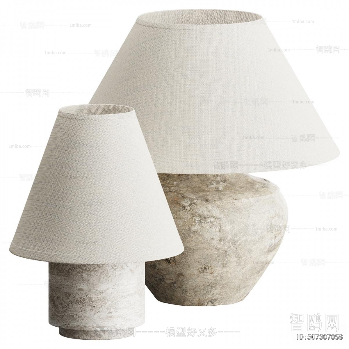 Wabi-sabi Style Table Lamp