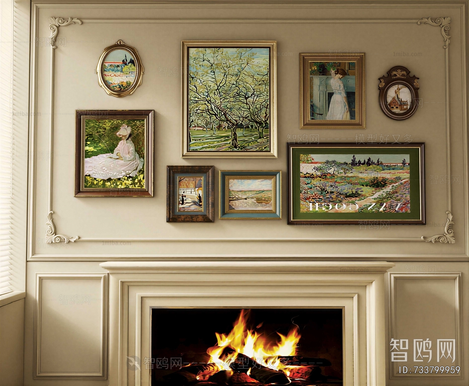 American Style Painting