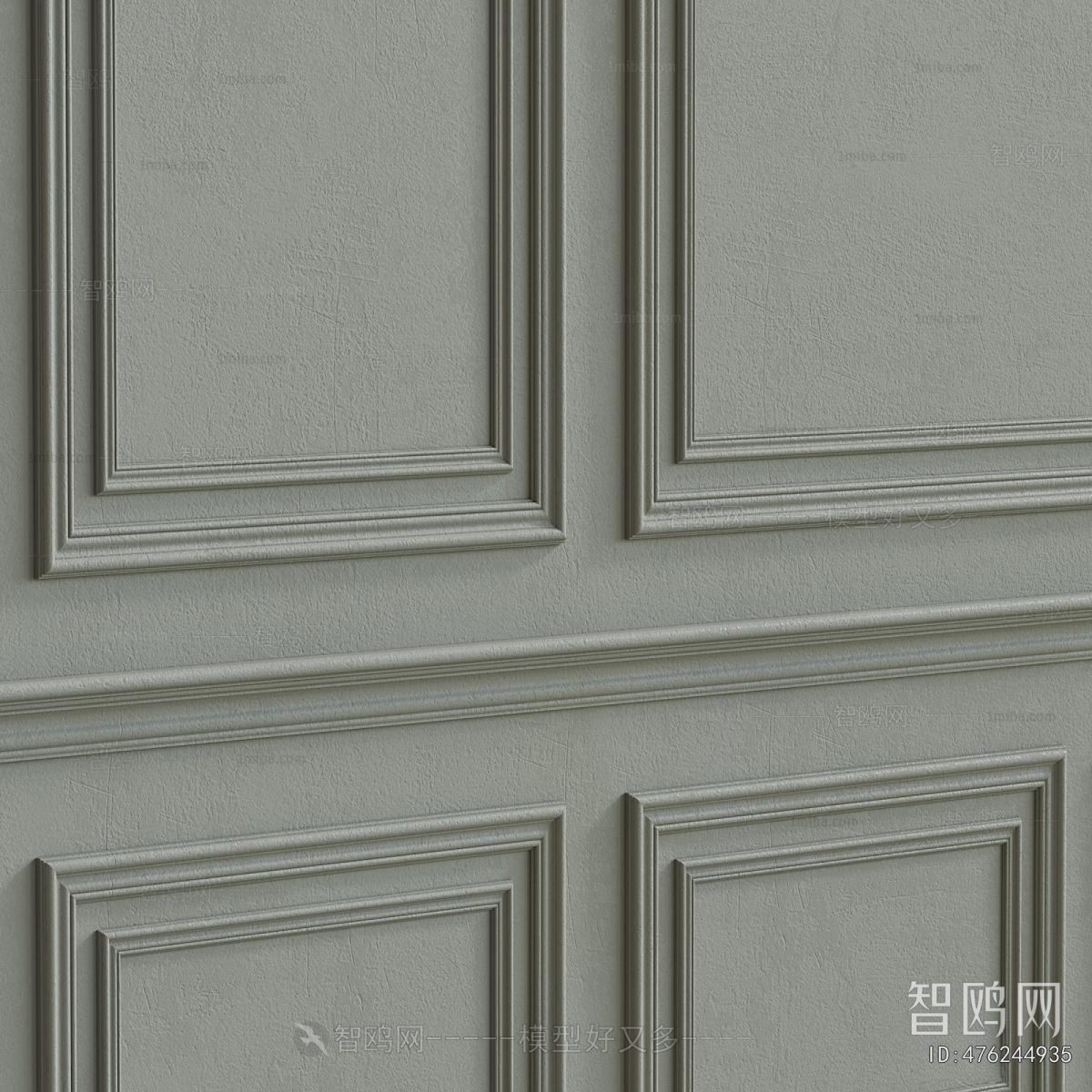 Simple European Style TV Wall