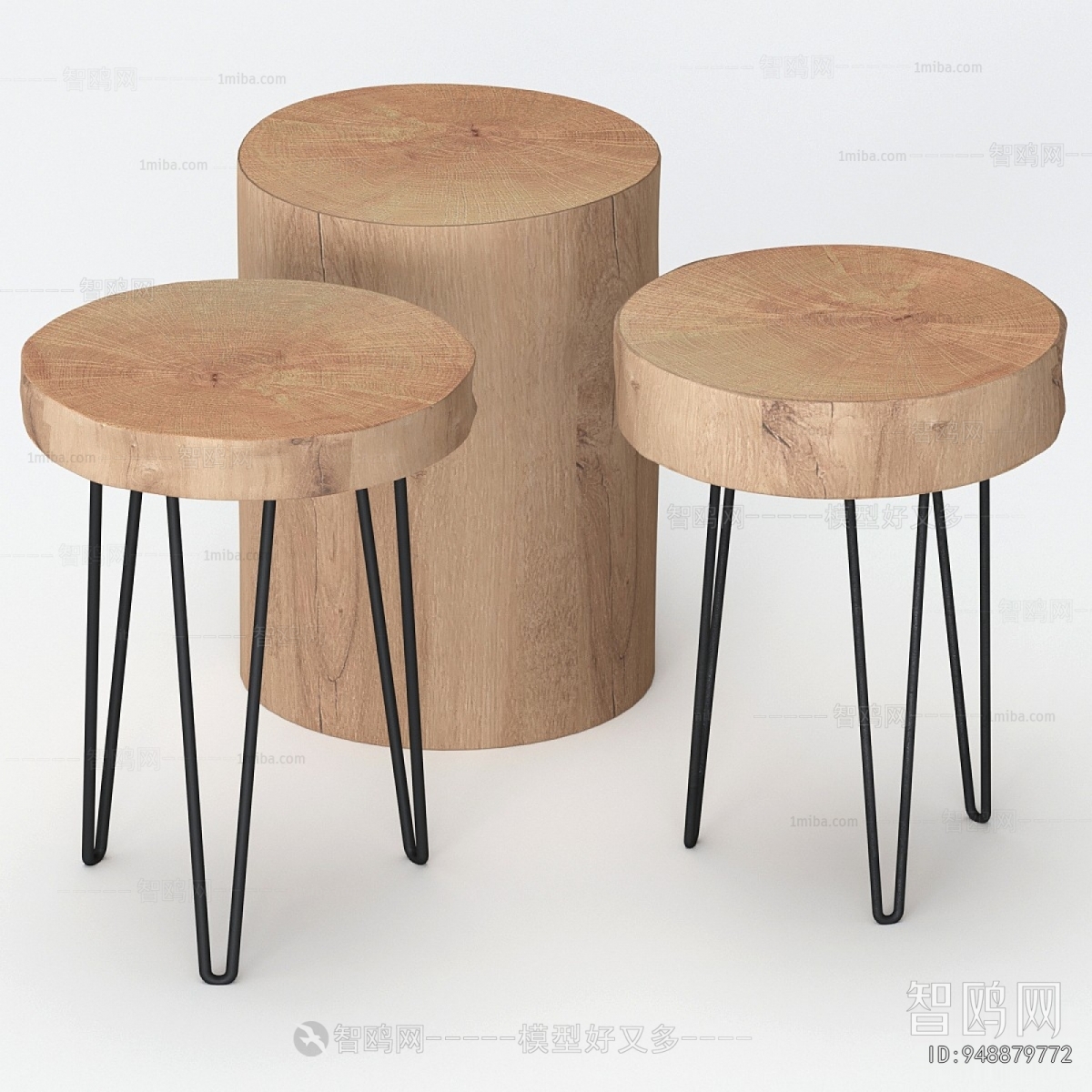 Wabi-sabi Style Side Table/corner Table