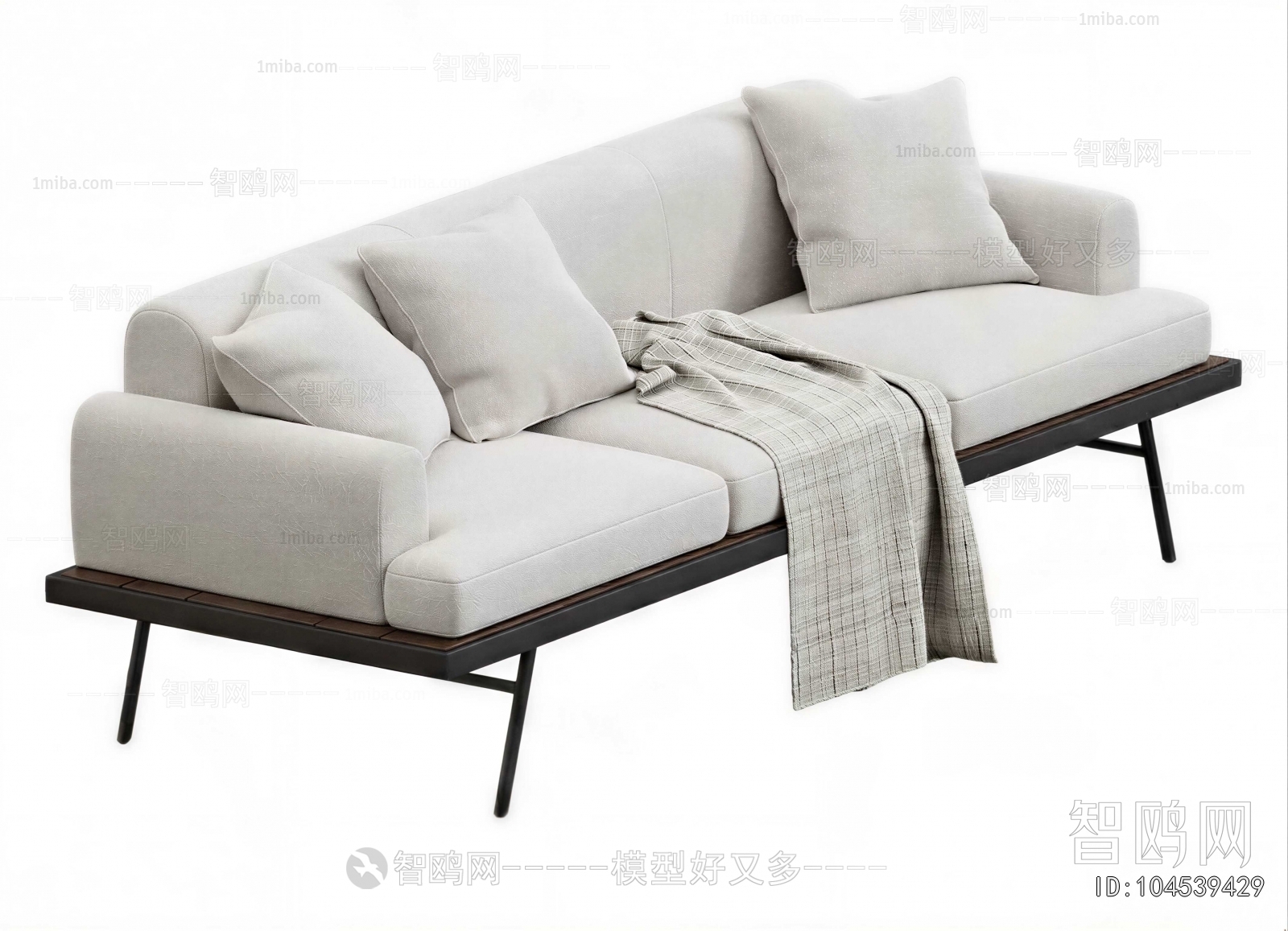 Modern Three-seat Sofa