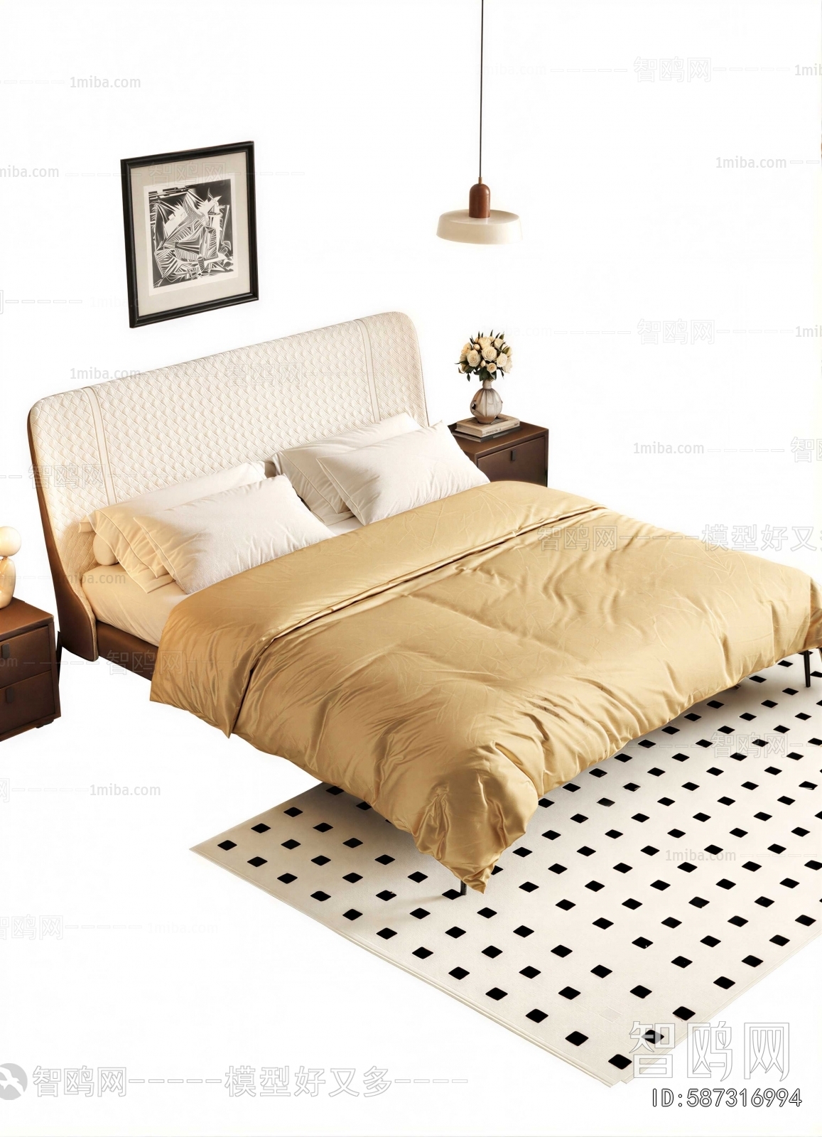 Modern Double Bed