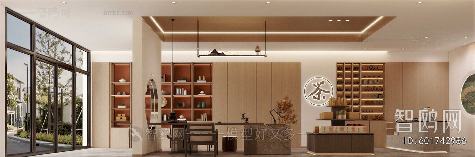 New Chinese Style Teahouse Tea House