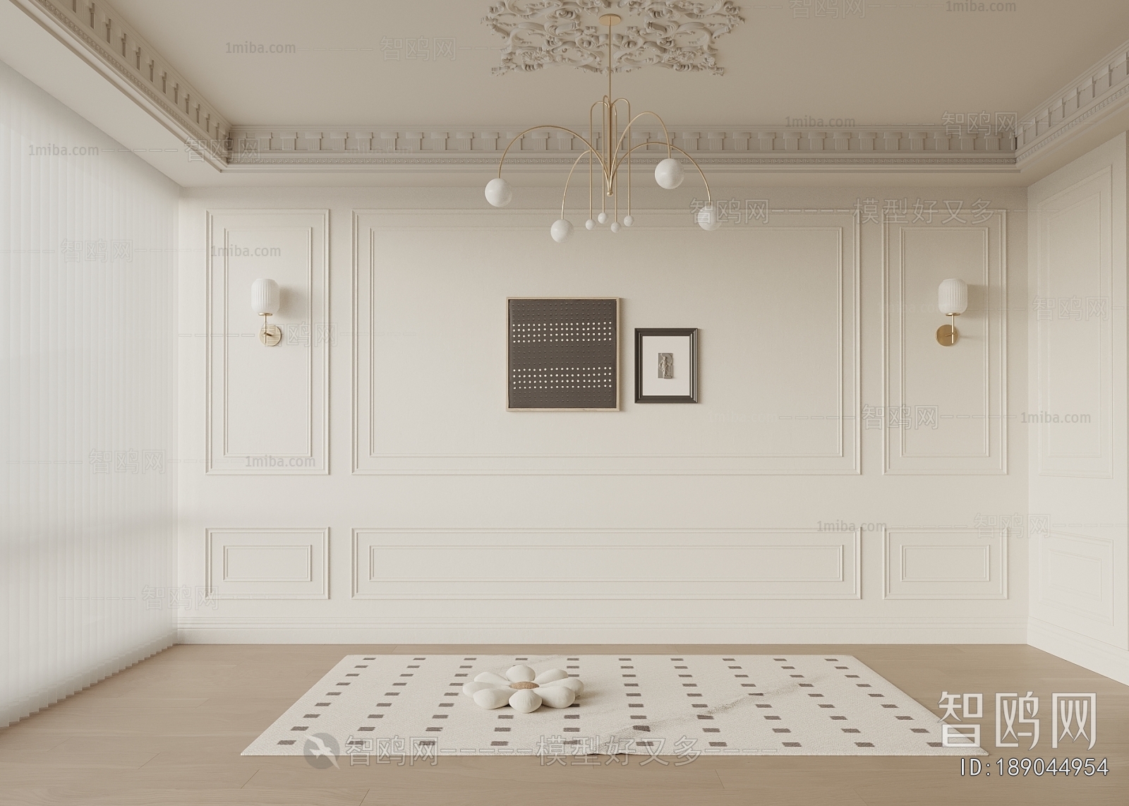 French Style TV Wall