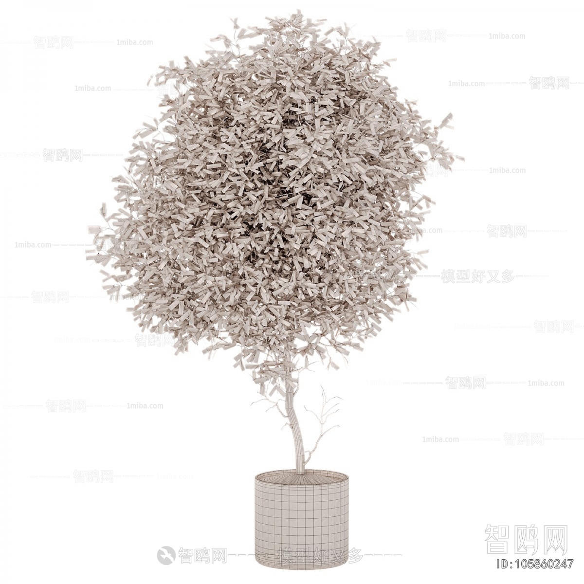 Modern Ground Green Plant Potted Plants