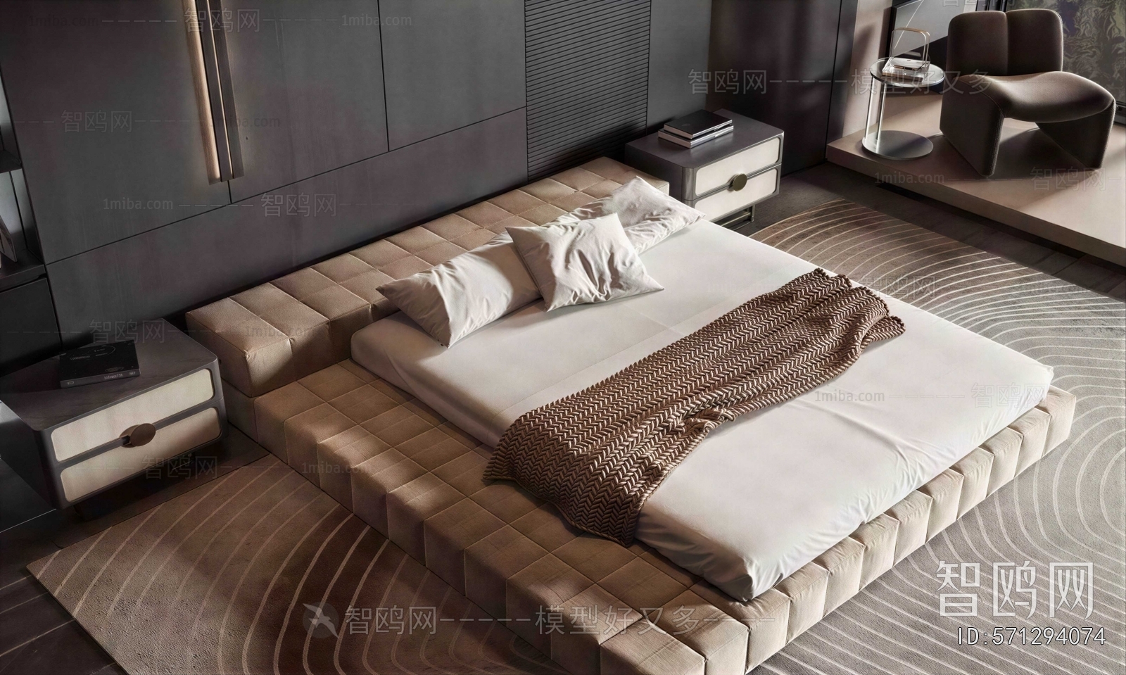 Modern Double Bed
