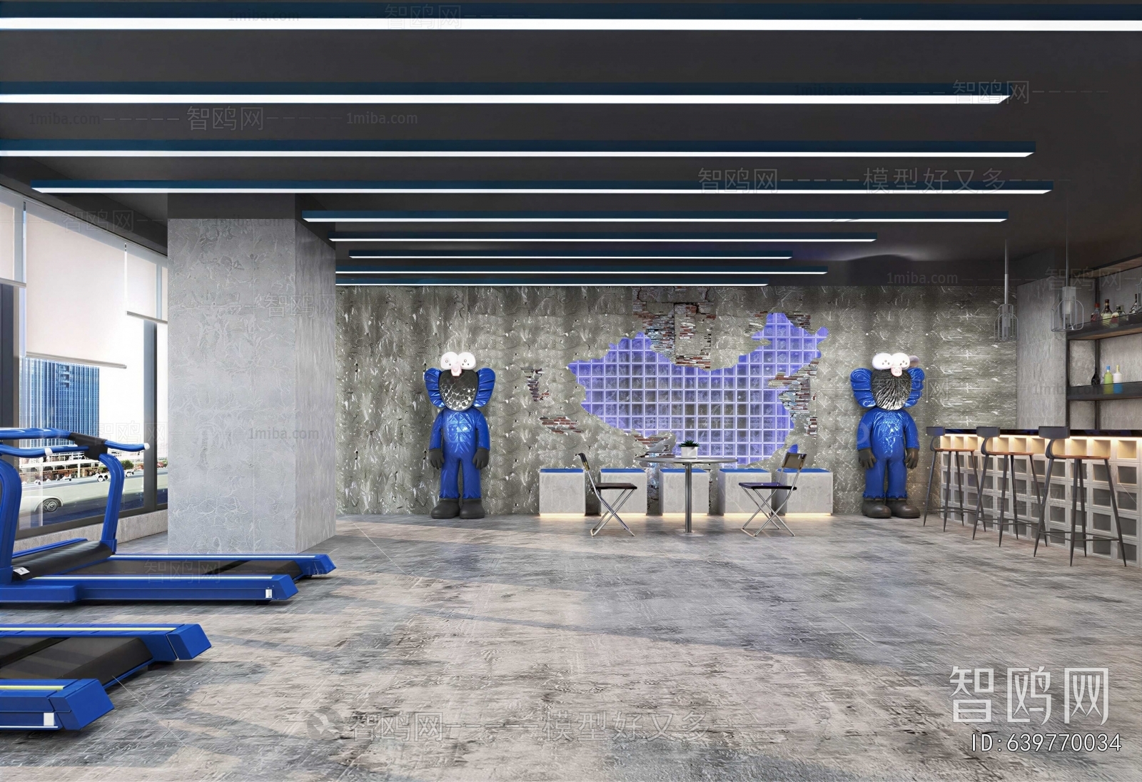 Industrial Style Gym