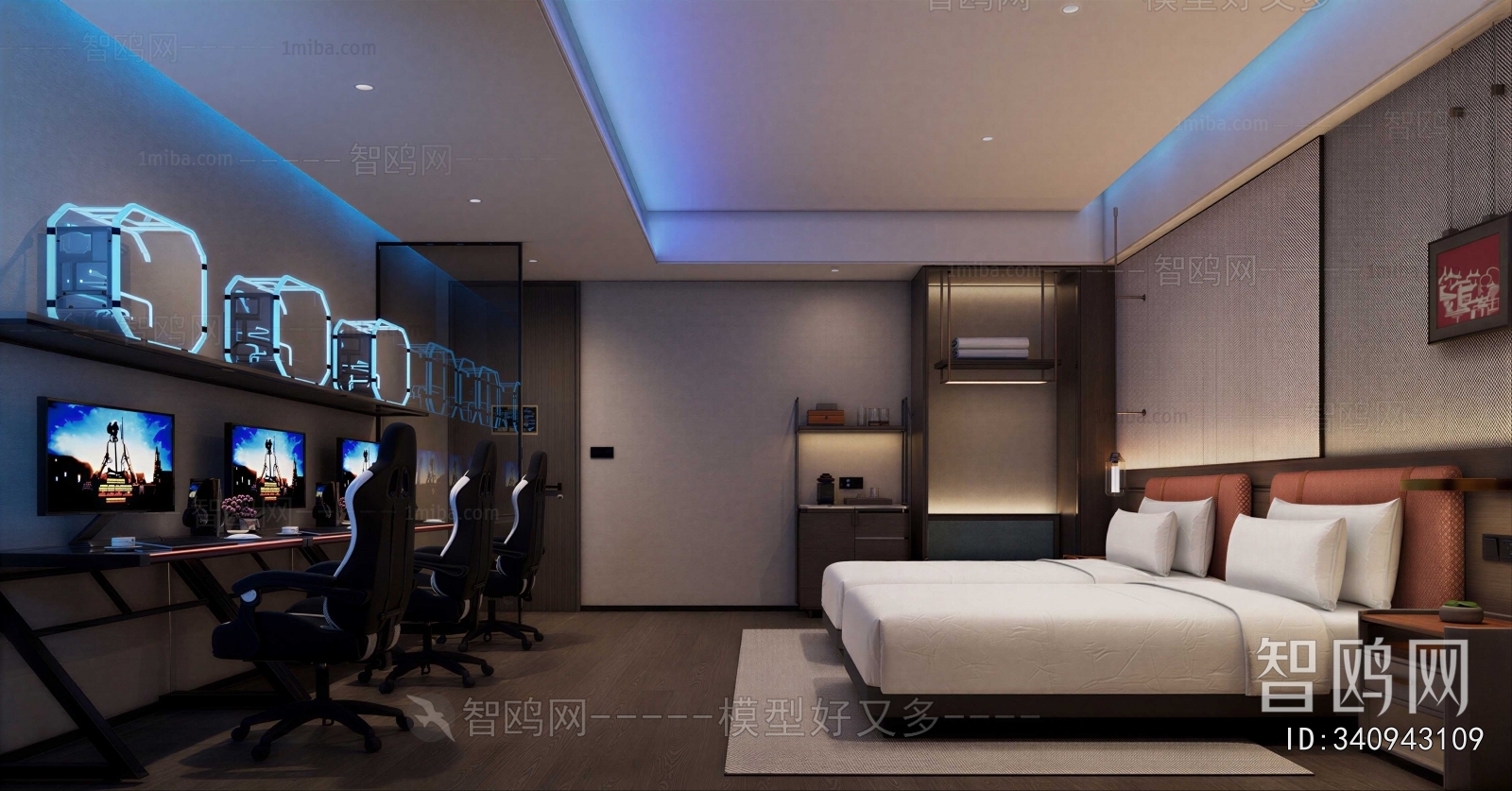 Modern Guest Room