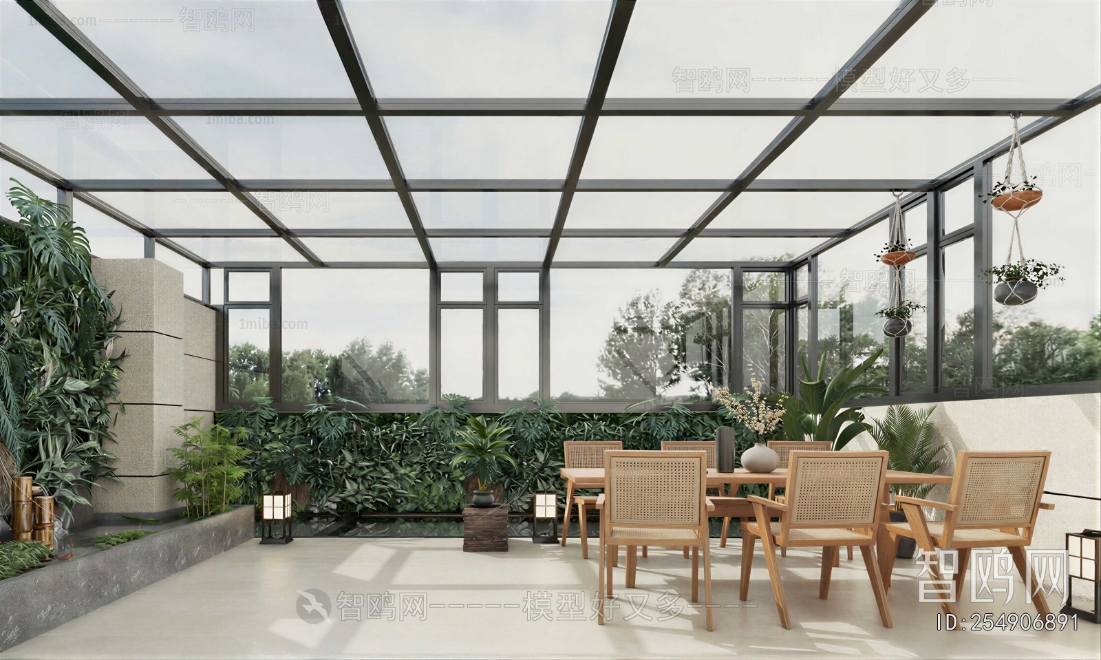 Modern Glass Sun Room