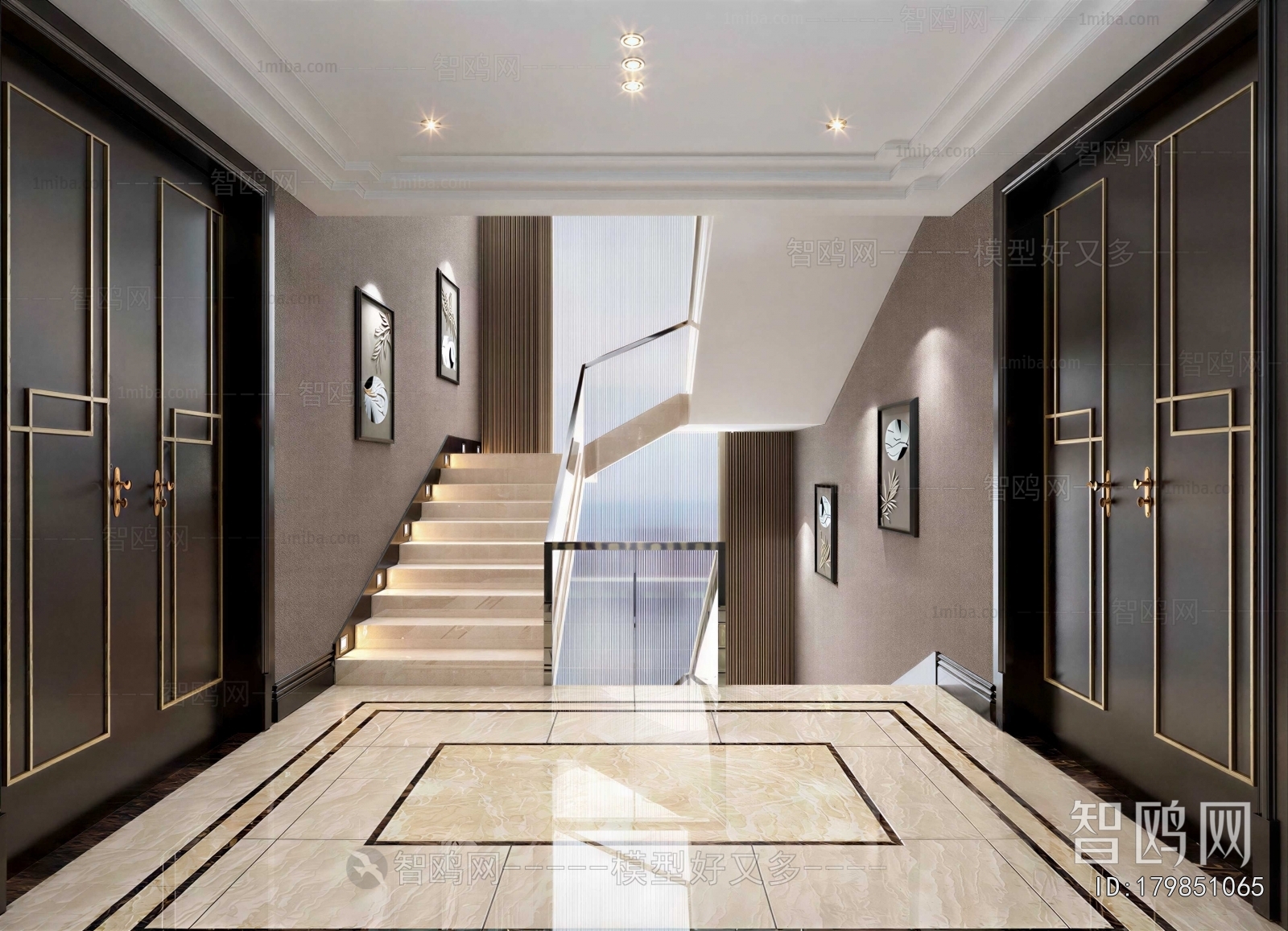 New Chinese Style Stairwell