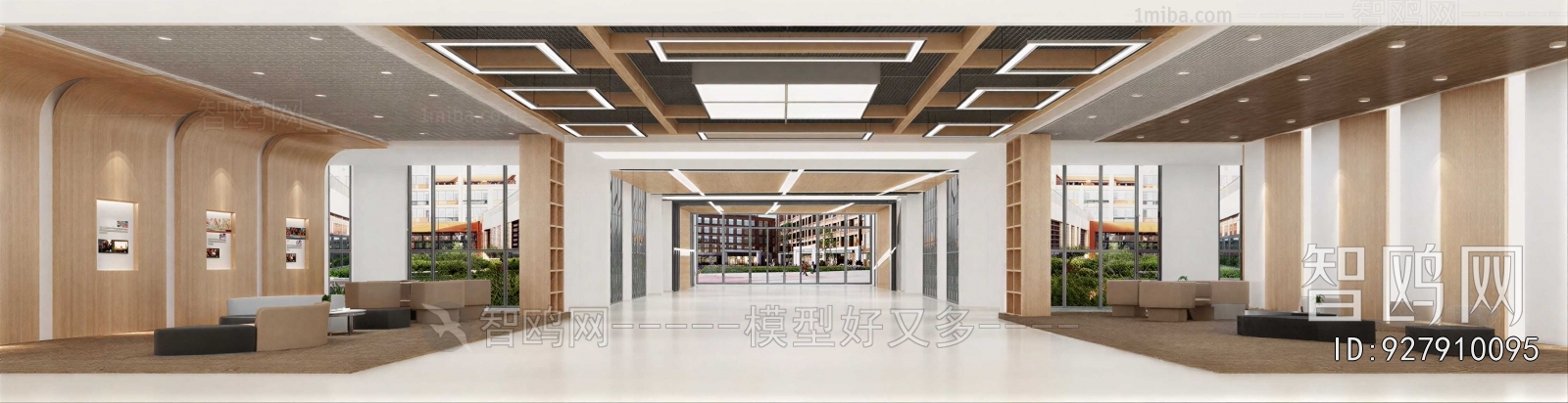 Modern Office Reception Desk