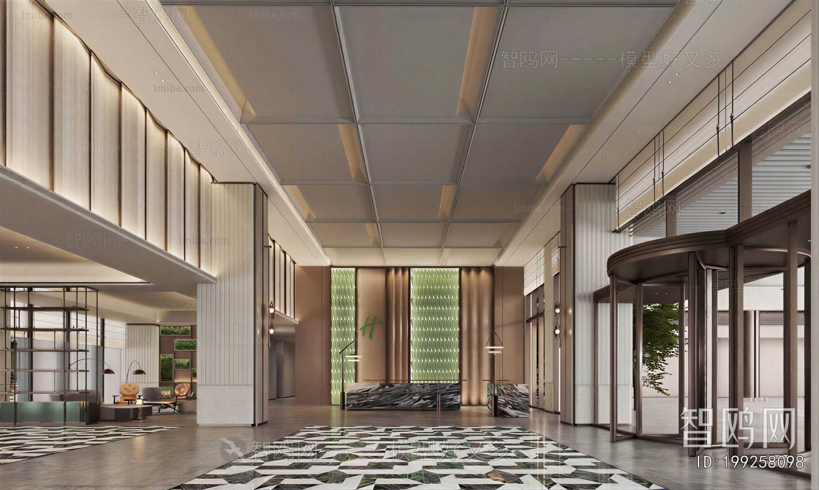 New Chinese Style Lobby Hall