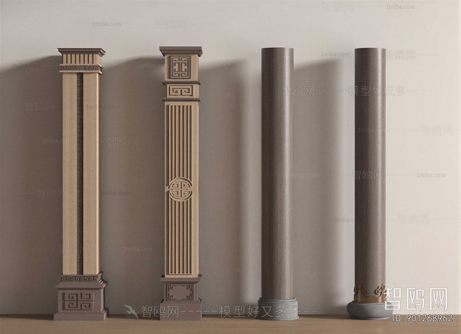 New Chinese Style Column