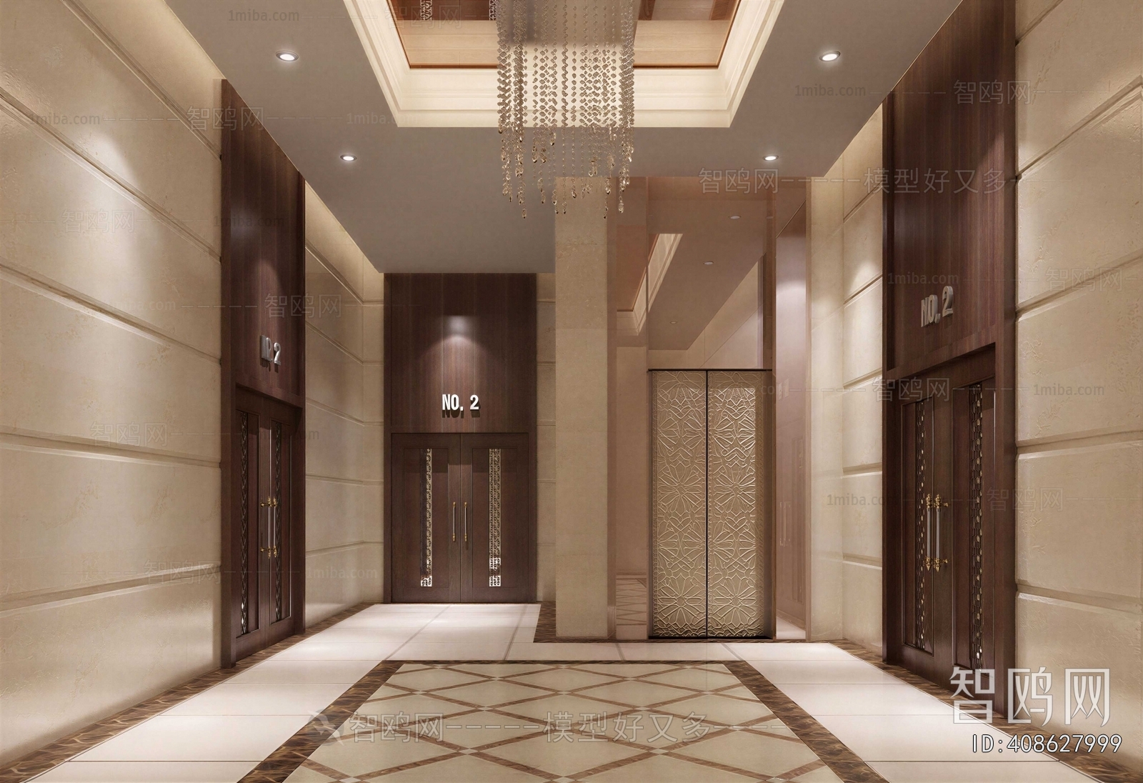 Modern Elevator Hall