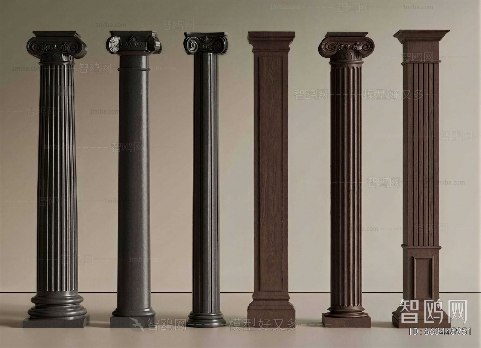 European Style Roman Pillar