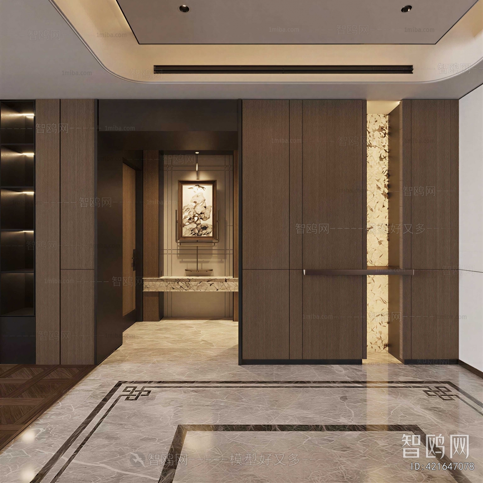 New Chinese Style Hallway