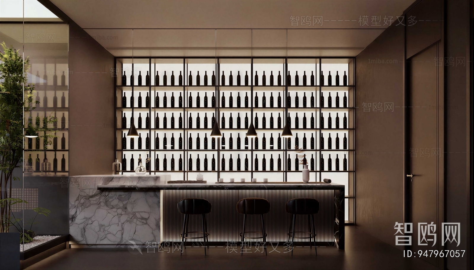 Modern Wine Cellar/Wine Tasting Room
