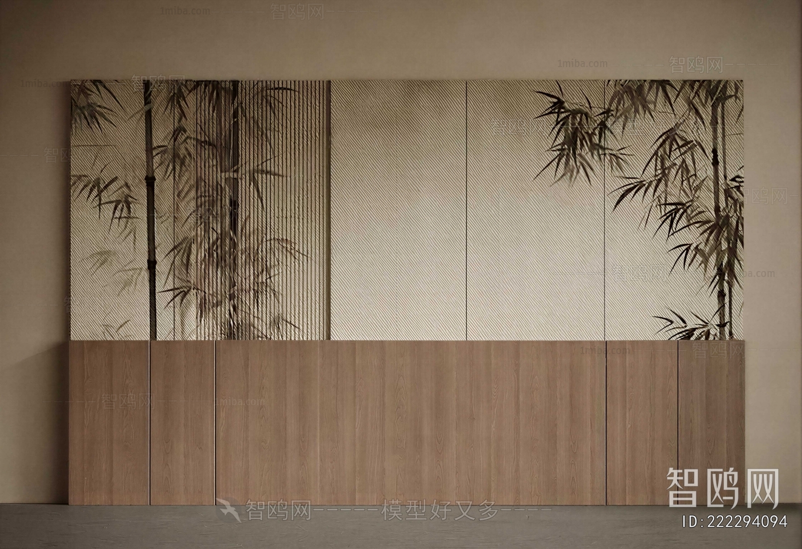 New Chinese Style TV Wall