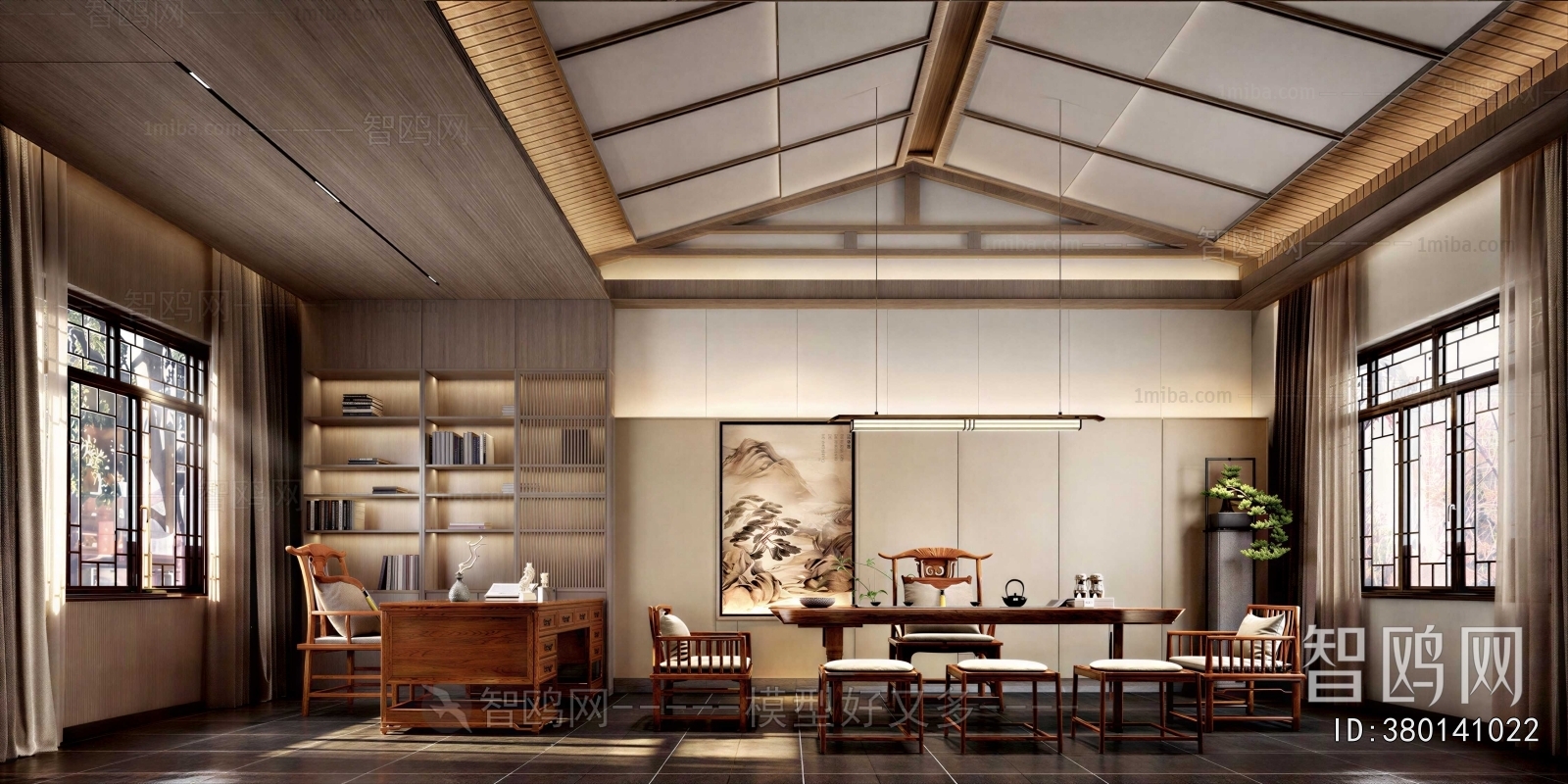 New Chinese Style Manager's Office