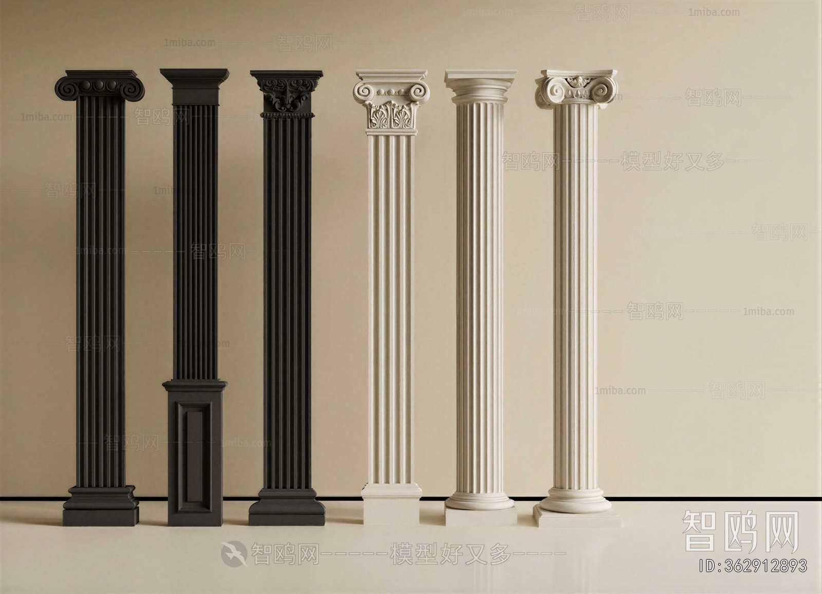 French Style Roman Pillar