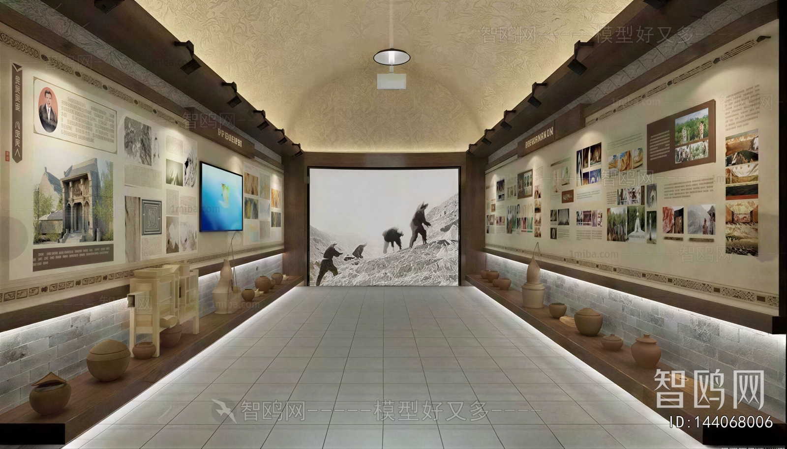 New Chinese Style Exhibition Hall