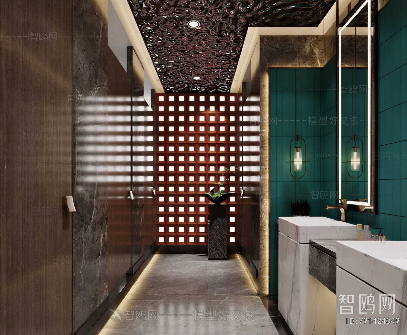 Modern Public Toilet