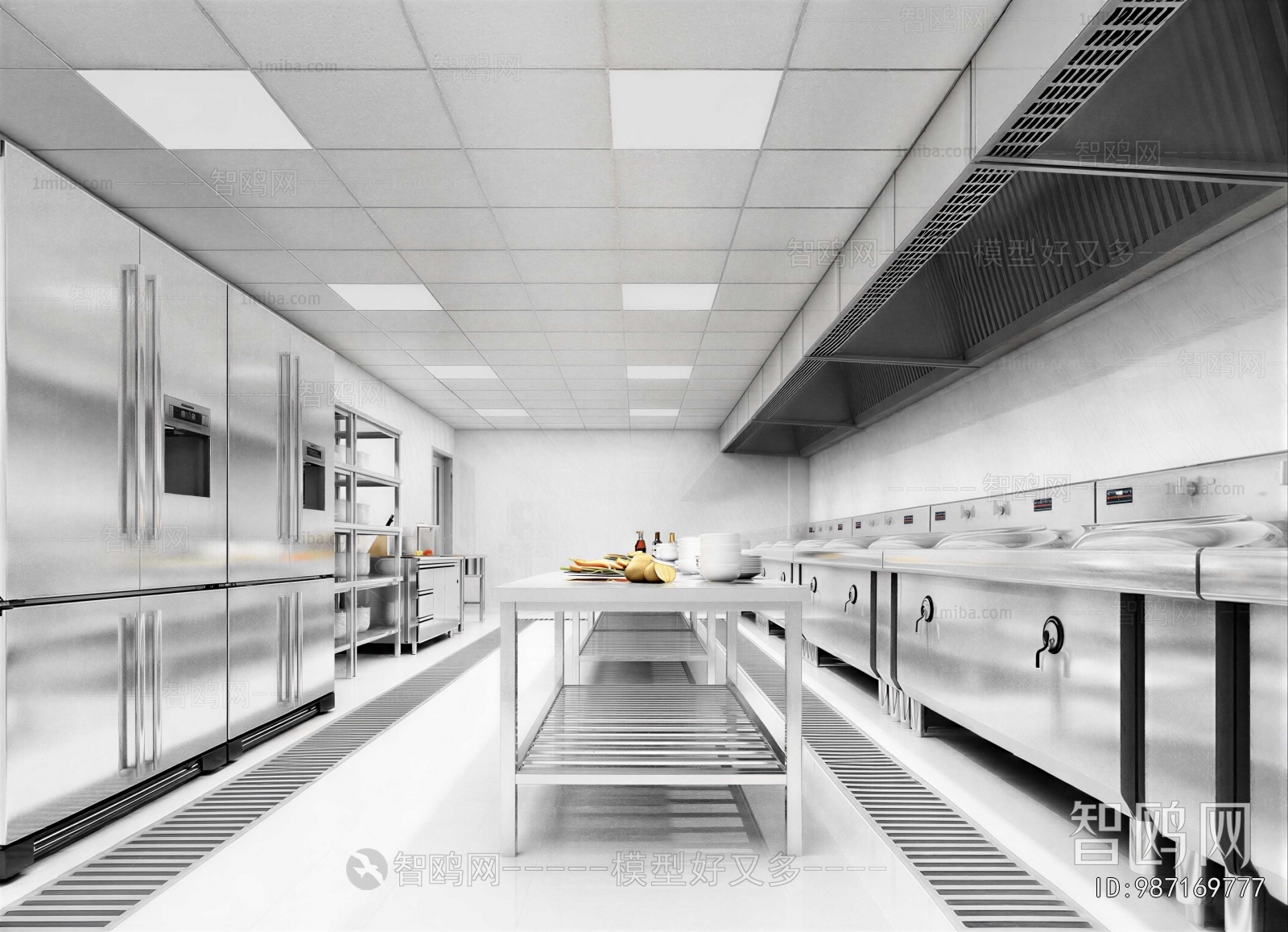 Modern Central Kitchen