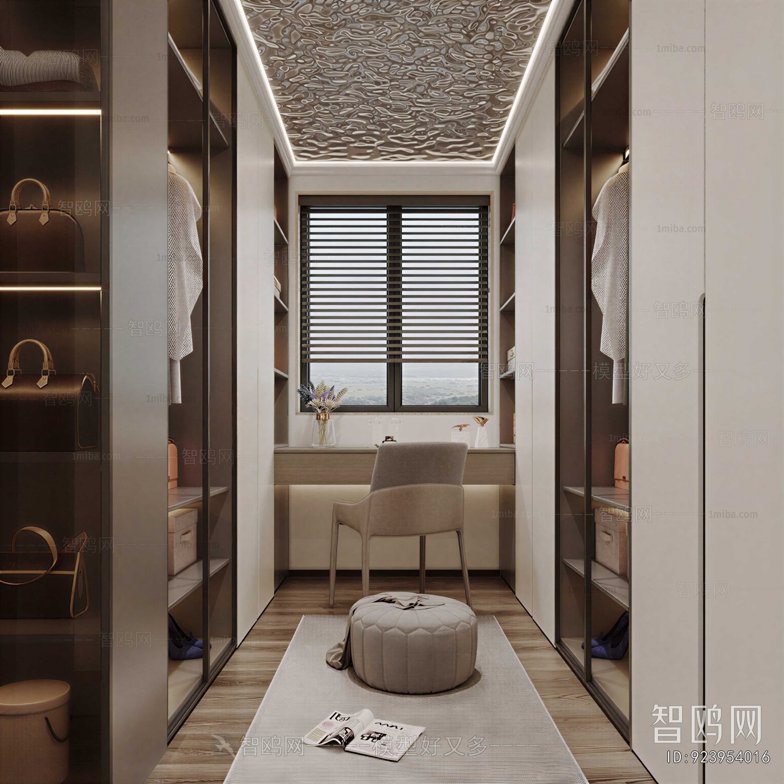 Modern Clothes Storage Area