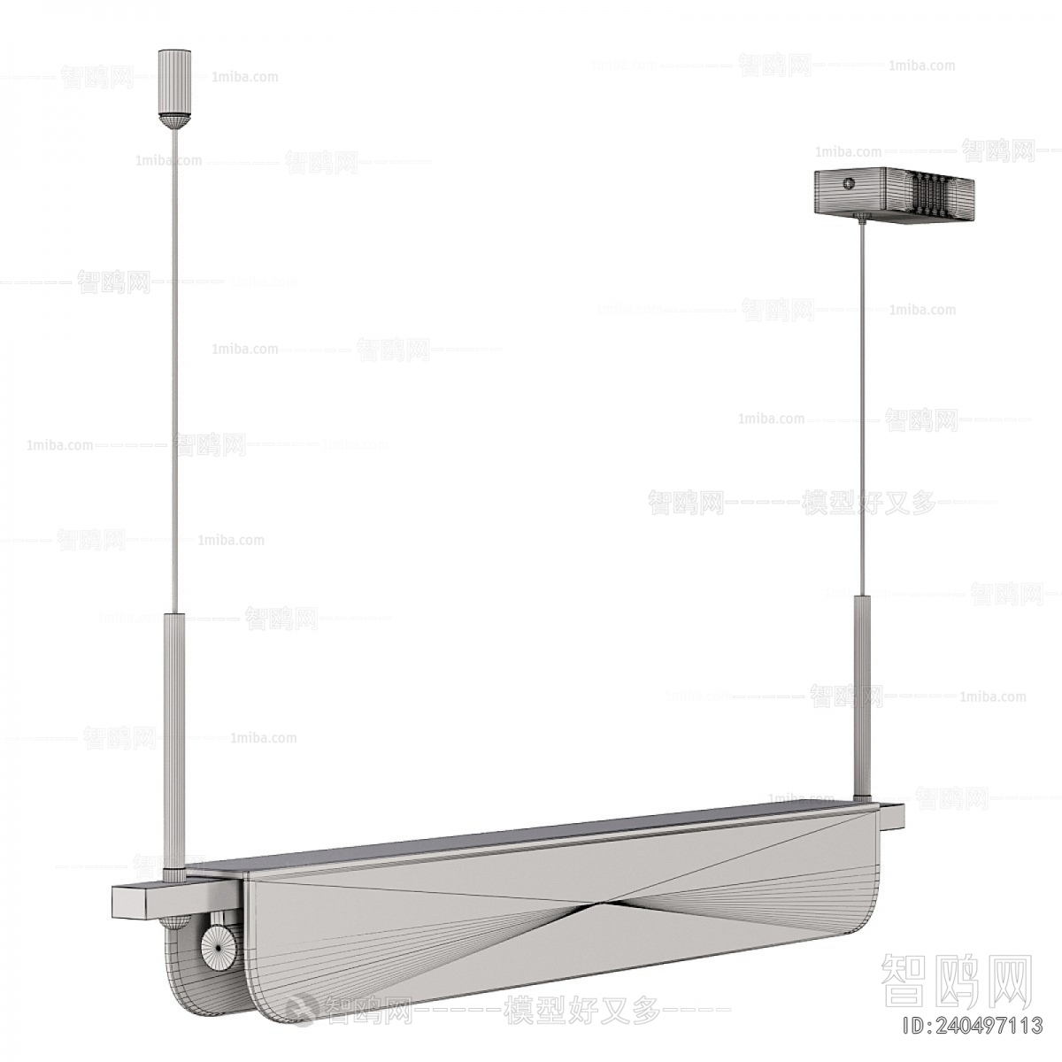 Modern Long Chandelier