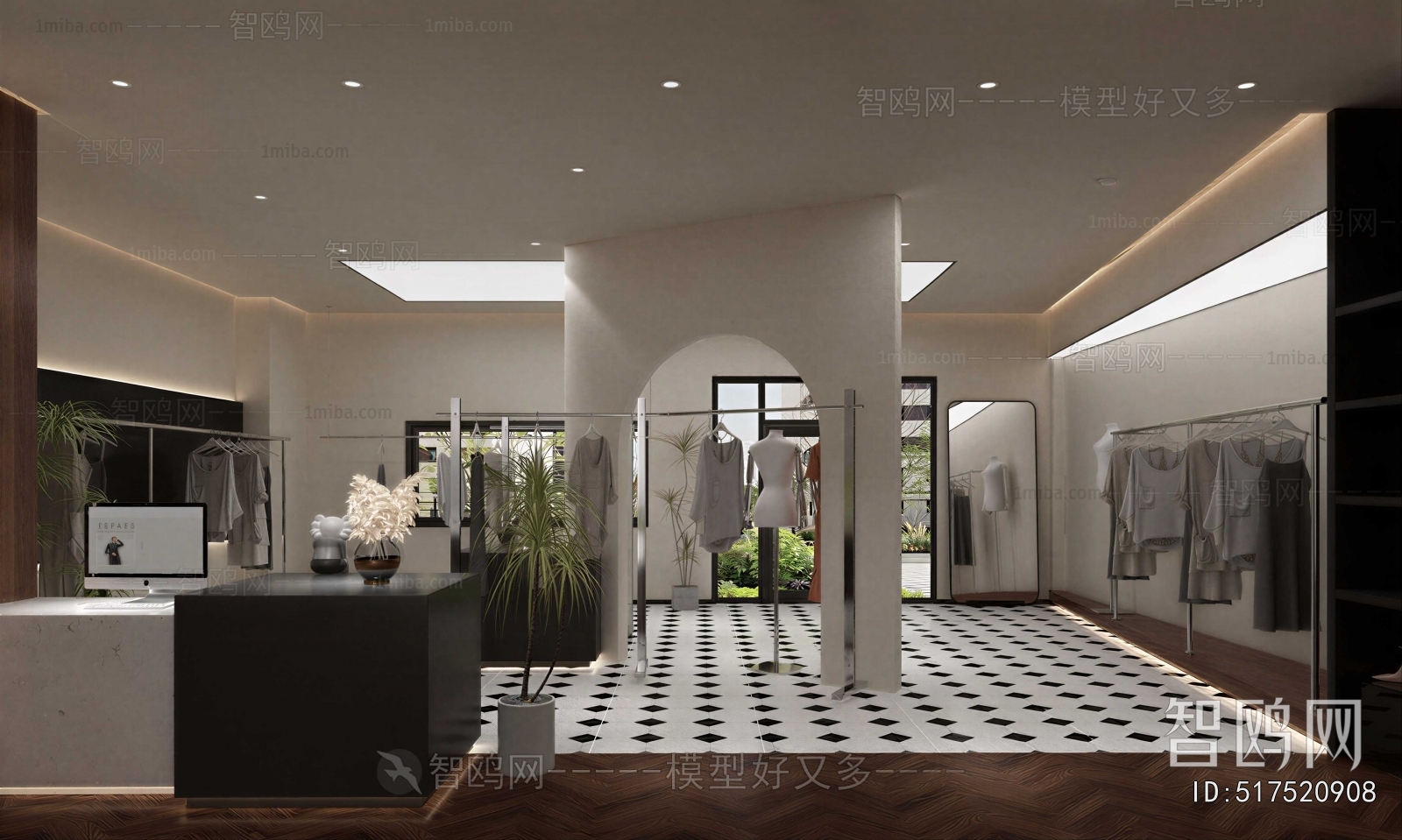 Modern Clothing Store