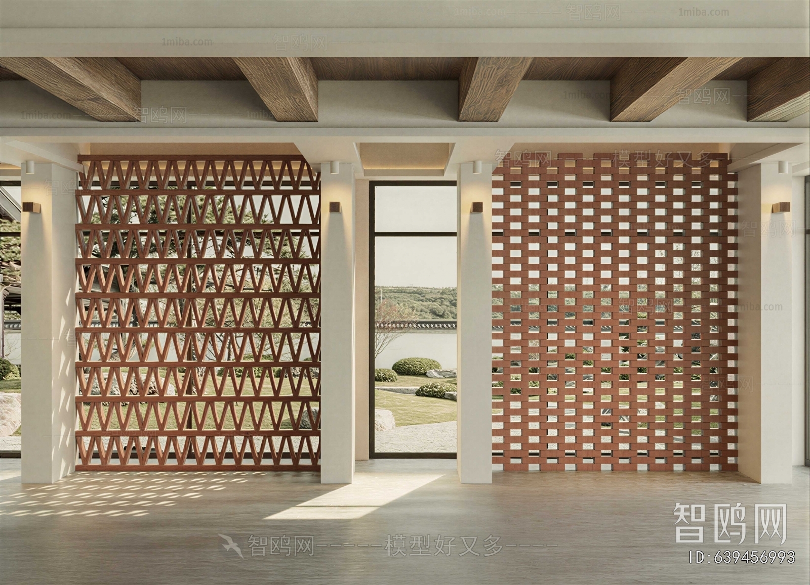 Modern Cement Brick Screen Partition