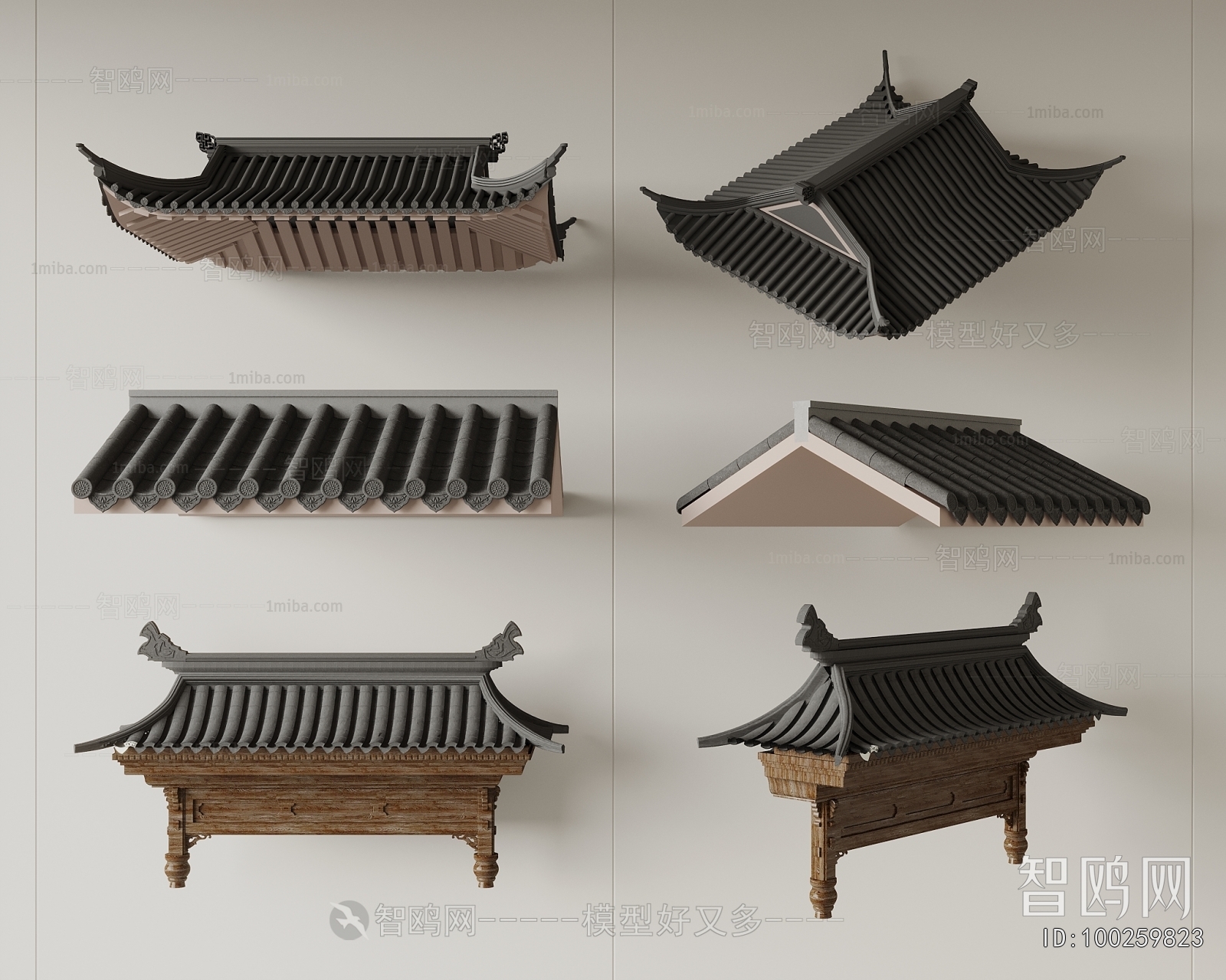 Chinese Style Building Component