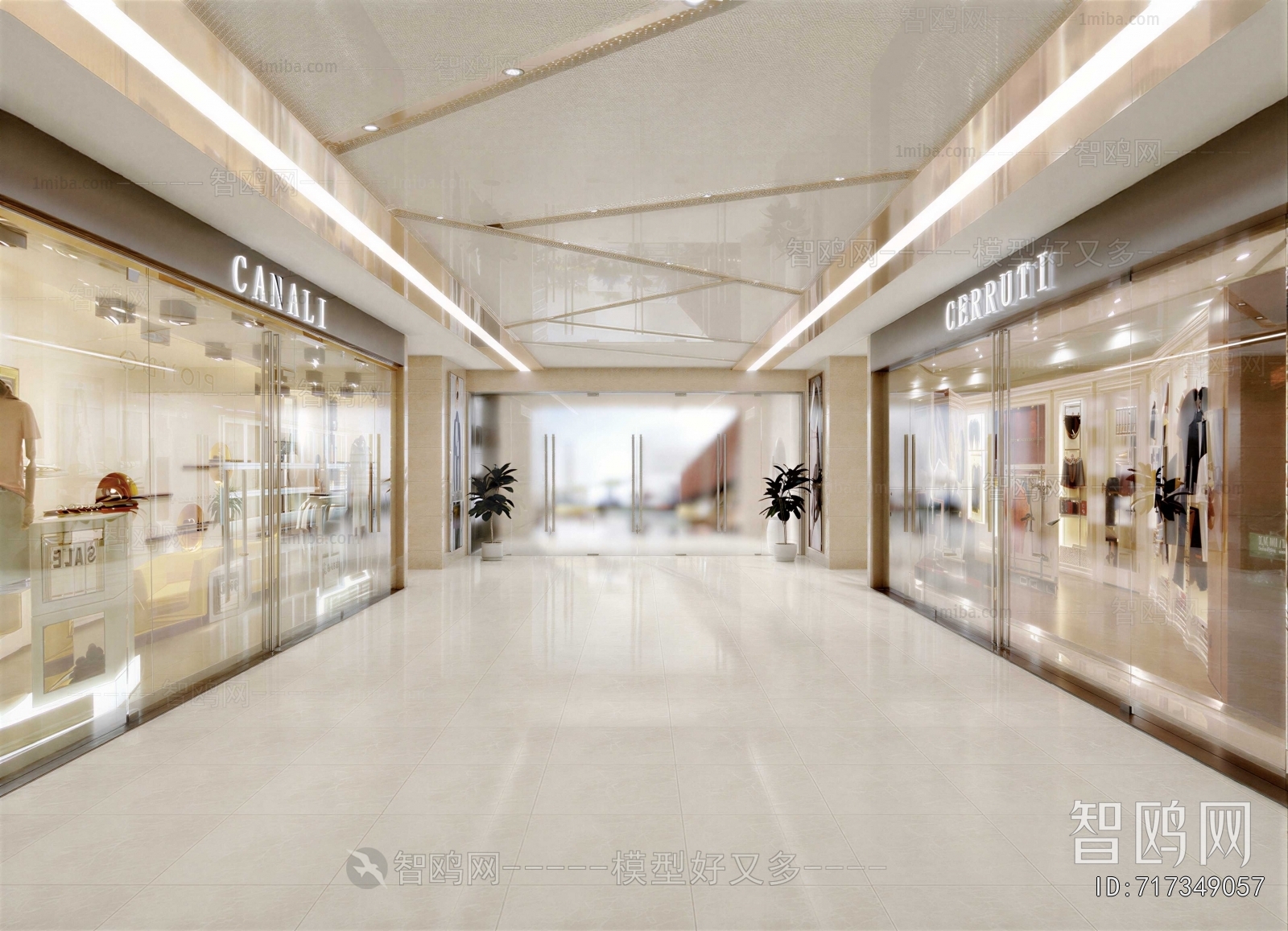 Modern Shopping Mall